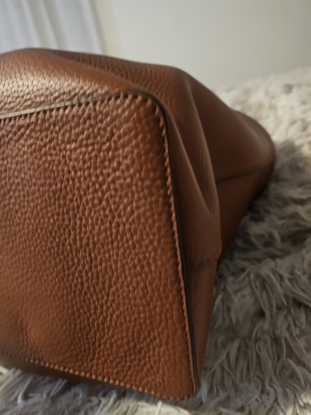 Tory Burch Tan Leather Tote Bag - Picture 4 of 7
